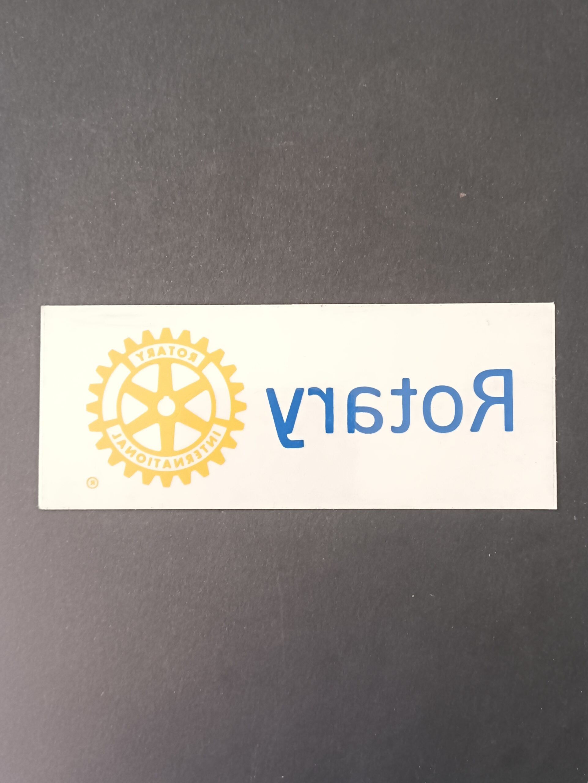 Adesivo vetrofania Rotary