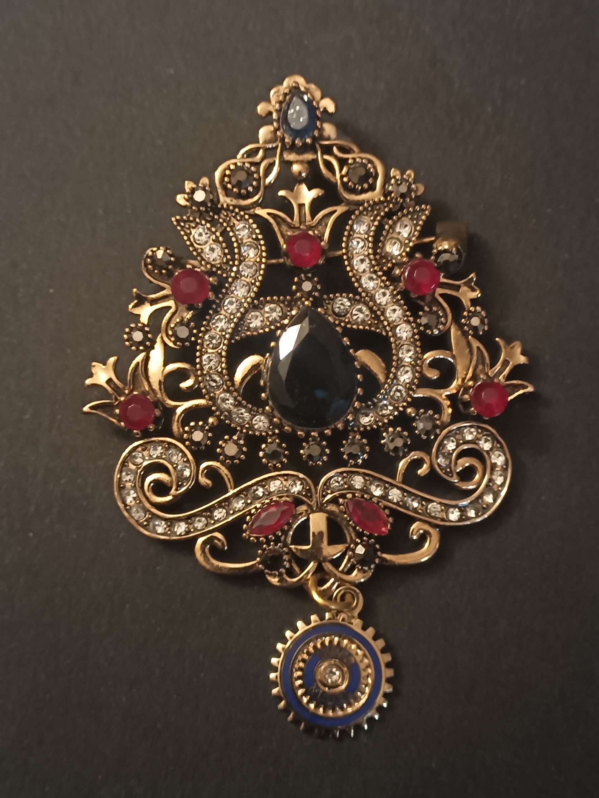 SPILLA GIOIELLO GRANDE ,IN VARI COLORI