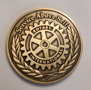 Coin  Service above self