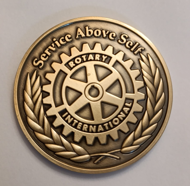 Coin  Service above self